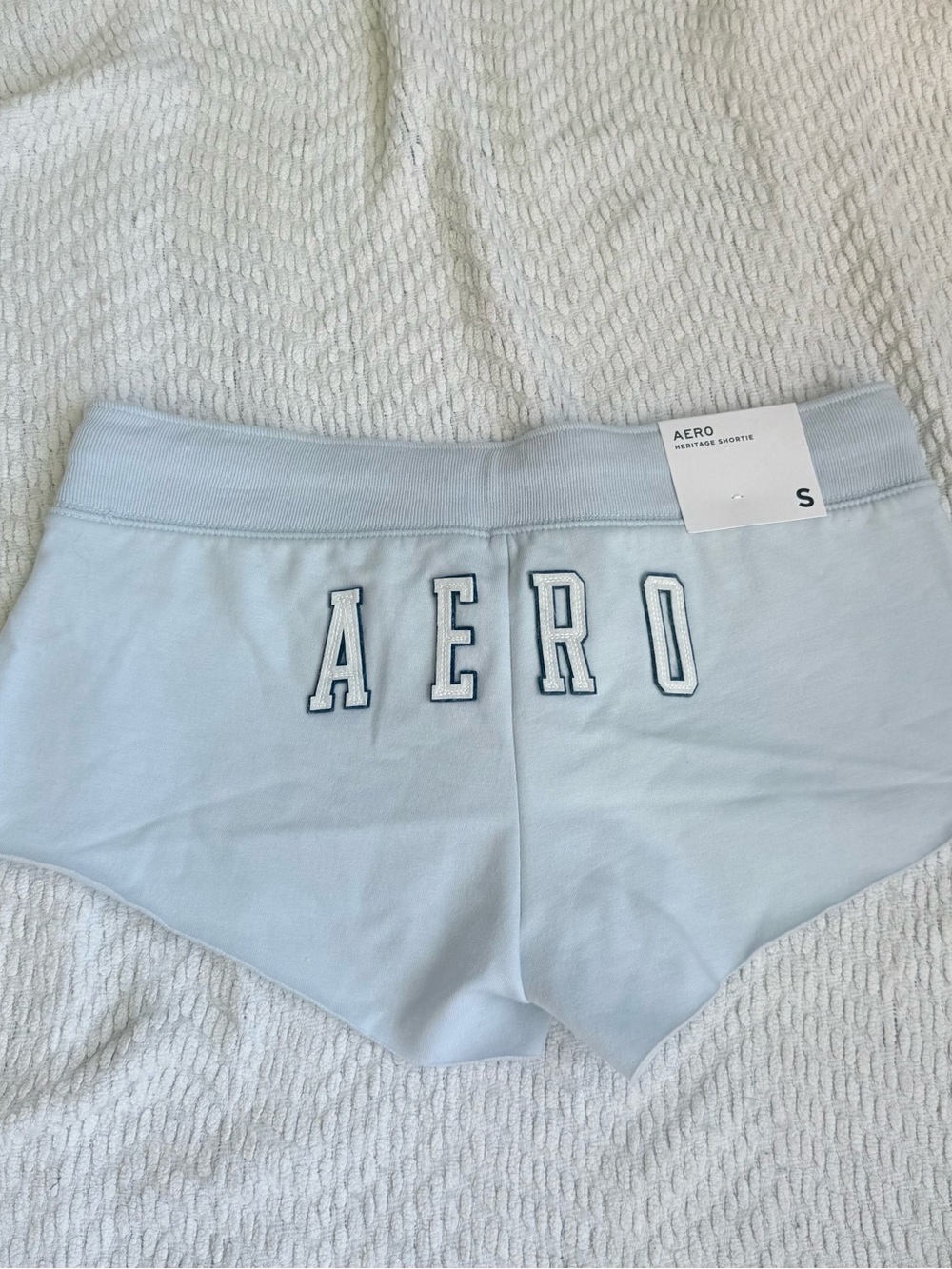 Aeropostale Pale Blue AERO Logo Women's shorts